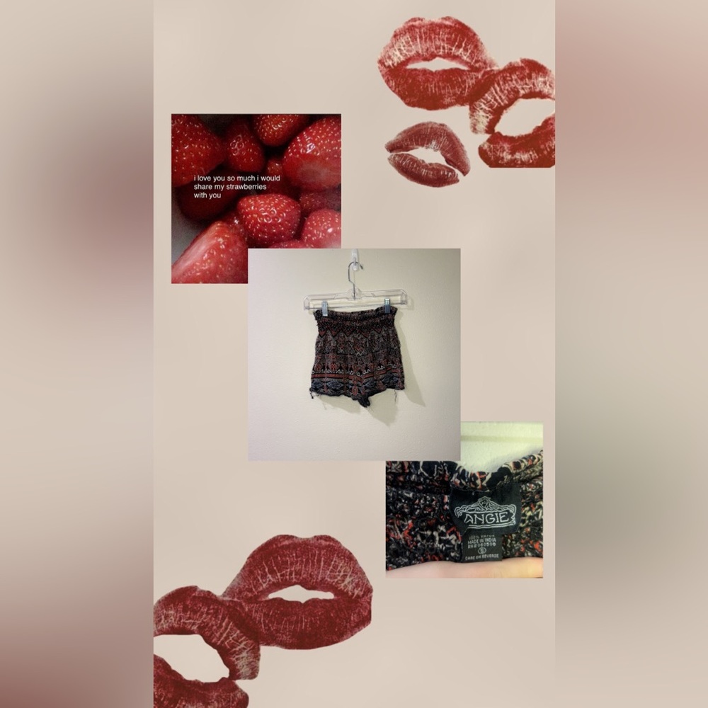Angie Elastic Paperbag Shorts